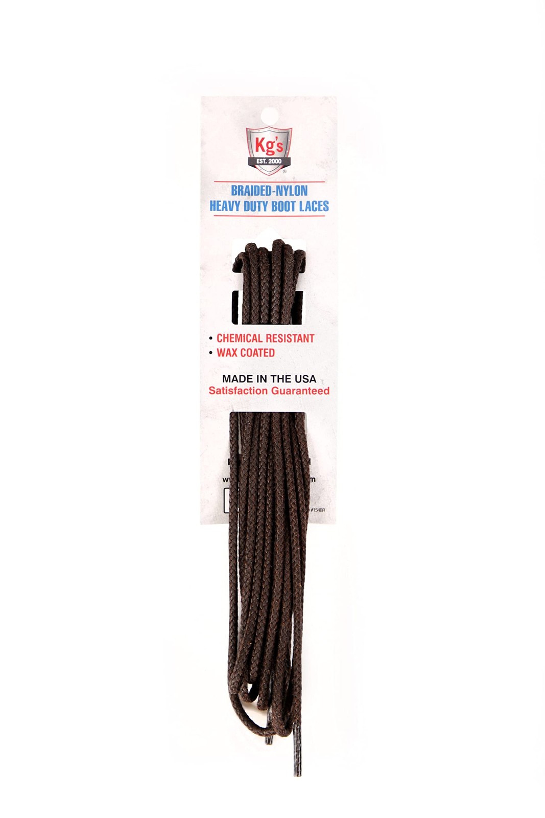 Kg’s Braided Nylon Heavy Duty Boot Laces – Durable Shoe Laces Made from Br