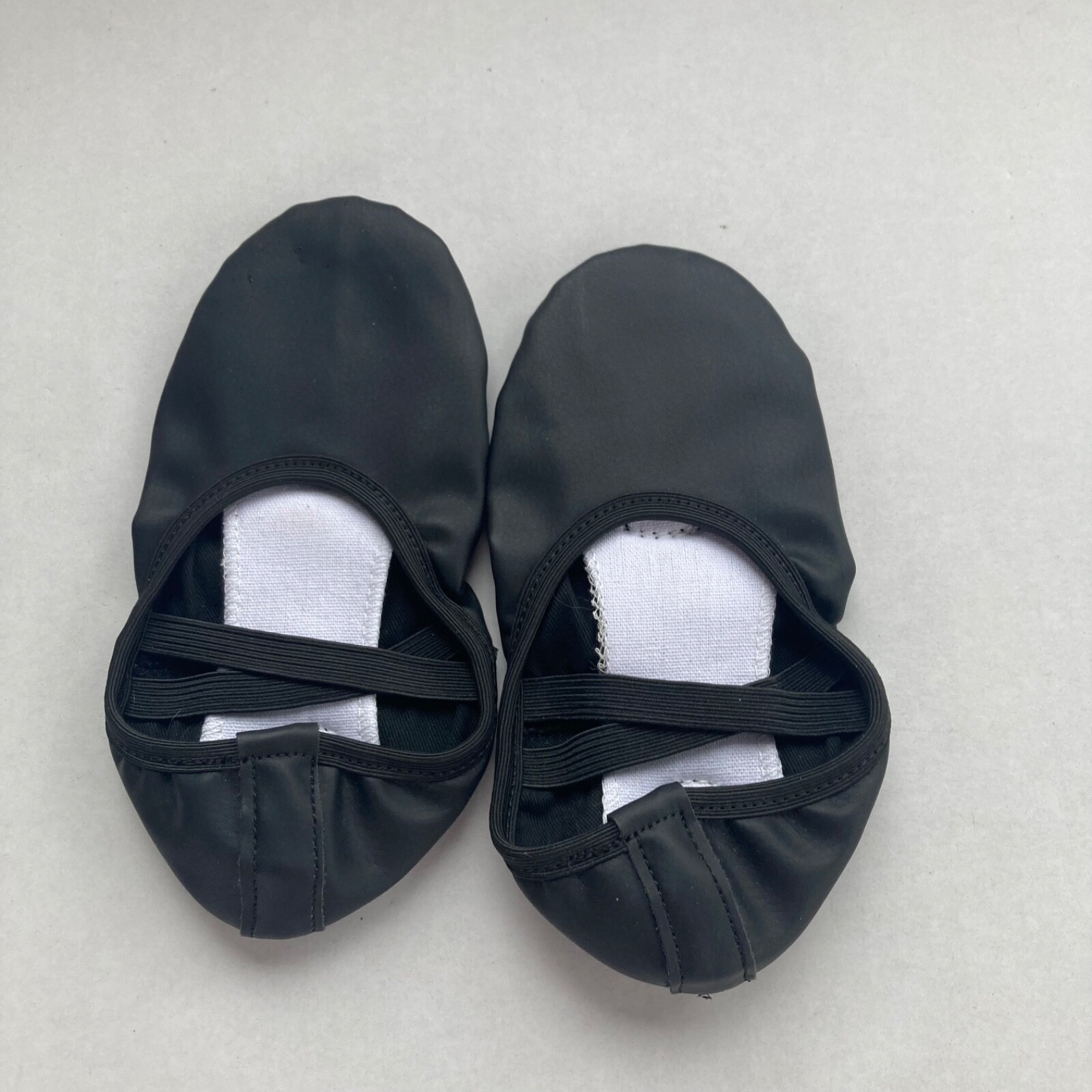 Stelle stretch canvas split sole ballet dance shoes 1m 7 1/2 in toe to heal