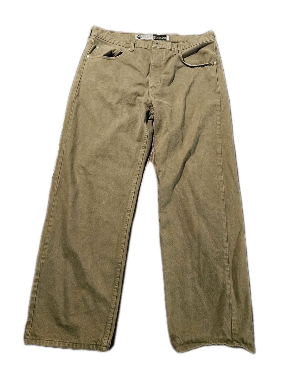 Vtg Levi’s SilverTab Jeans Men 36×30 Green Loose Relaxed Fit Straight Denim