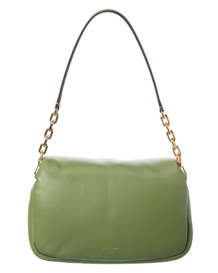kate spade- Dakota- Puffy Leather Convertible Crossbody- Cedar Stand- NWT- $448