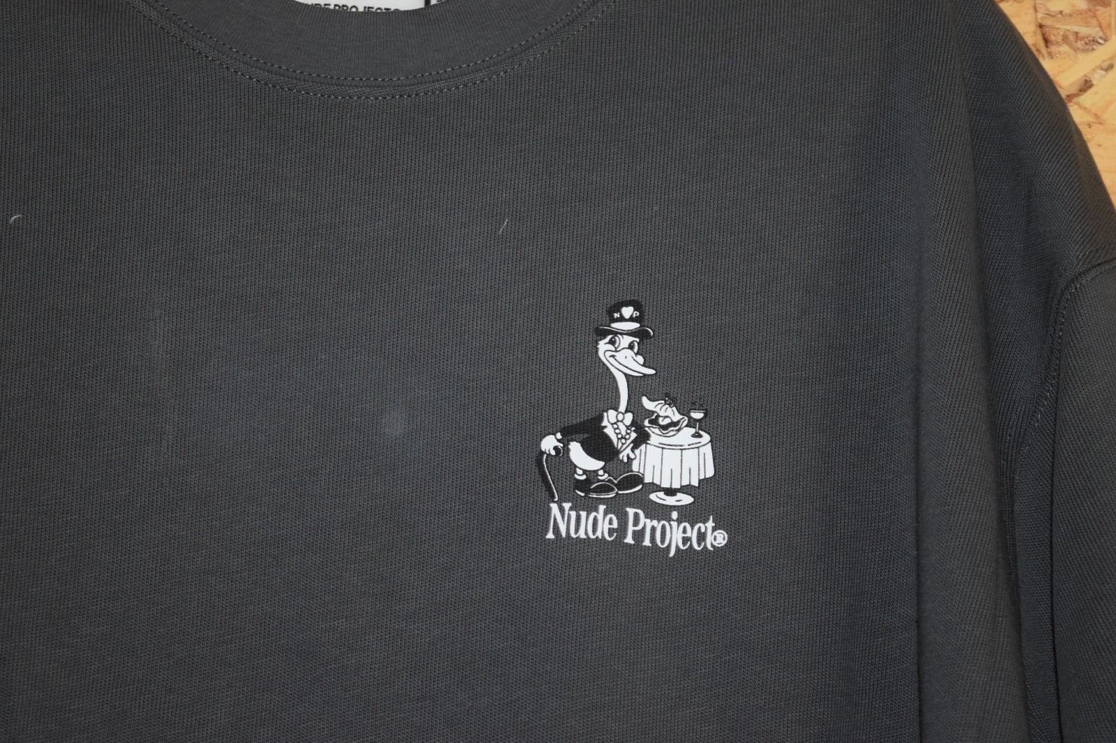 Nude Project Fast Food Tee Volcanic Ash M