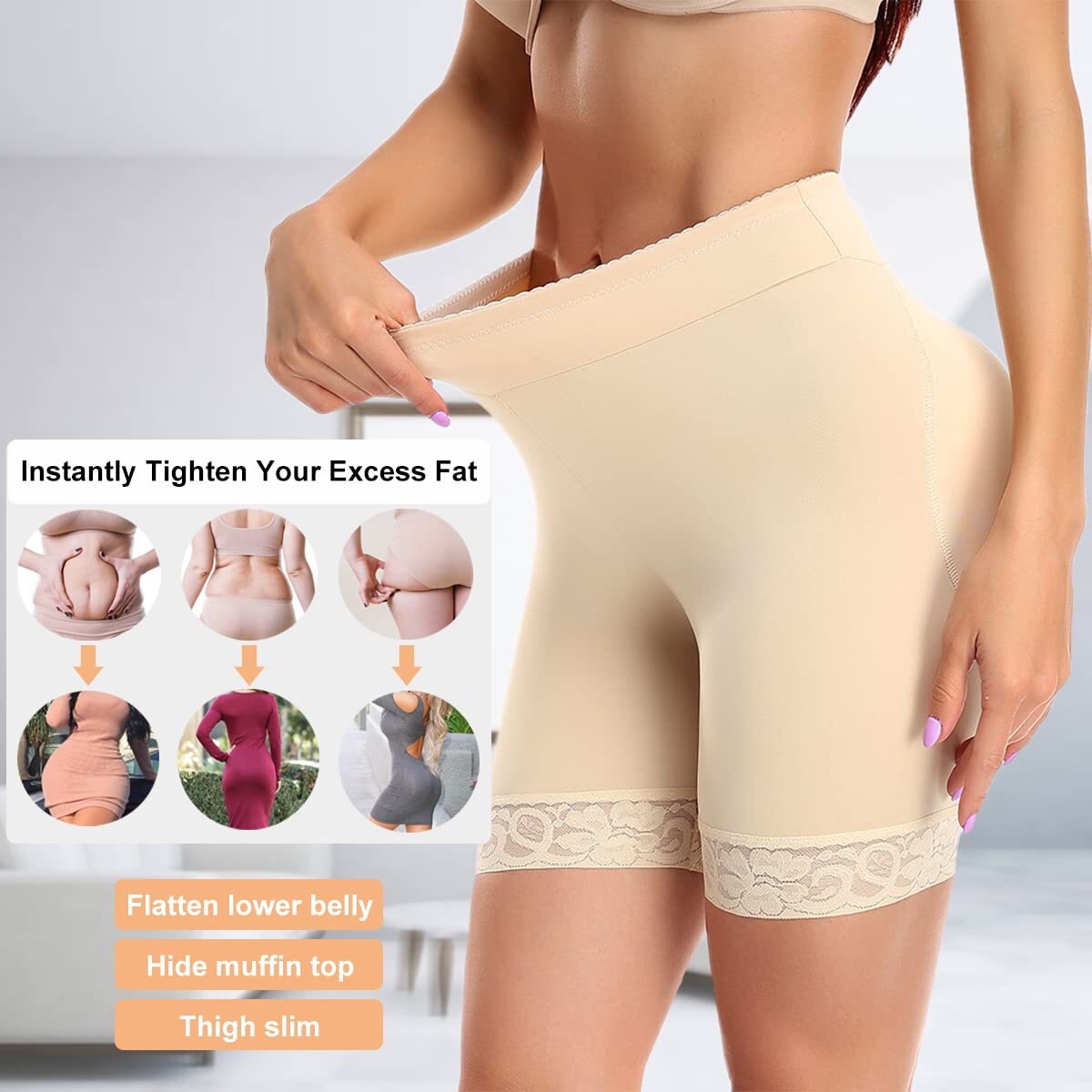 Fajas Colombianas Fake Buttocks Butt Lifter Short Body Shaper Booty Enhancer BBL