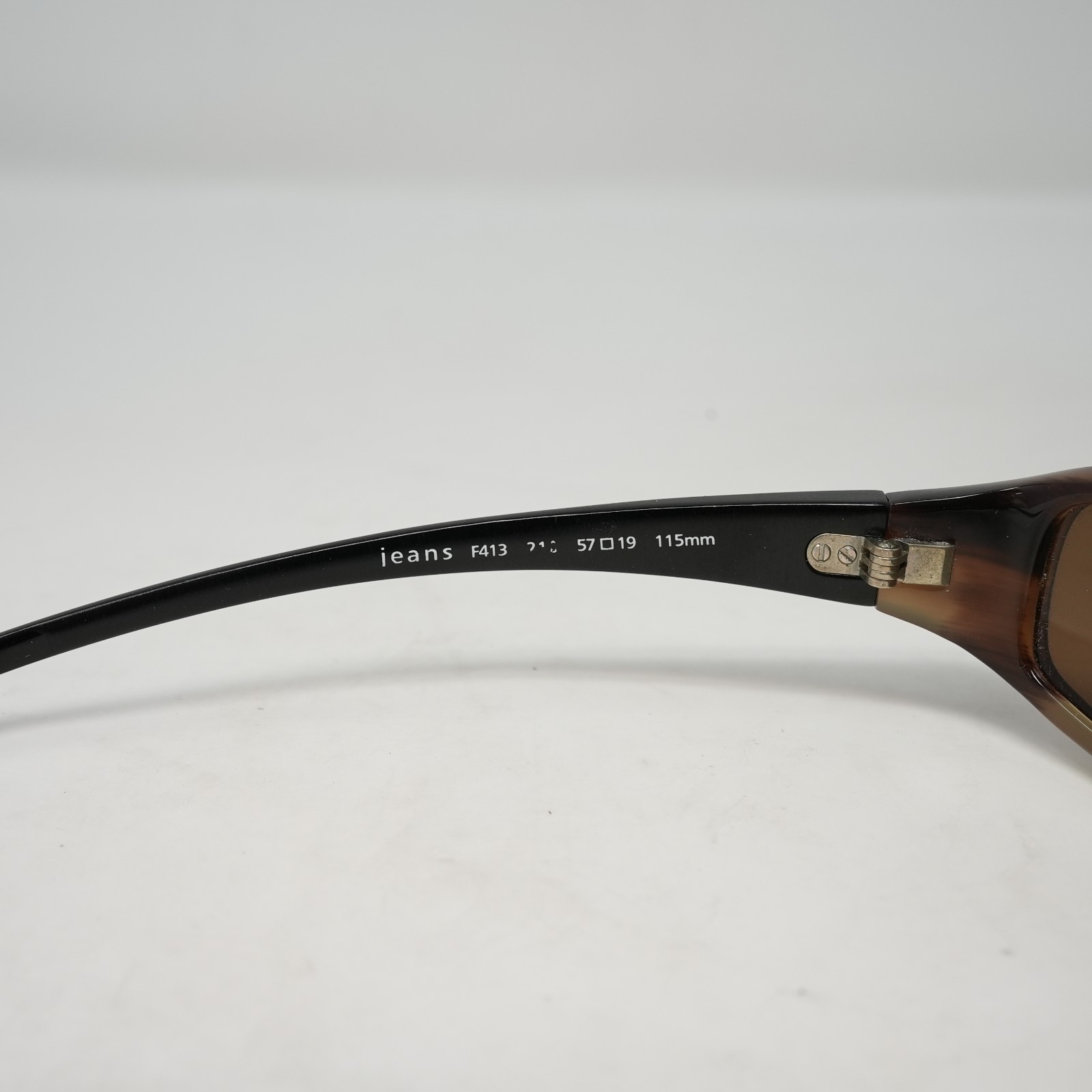 Faconnable F413 115mm Tortoise Wrap Polarized Bronze Lens Sunglasses Sport