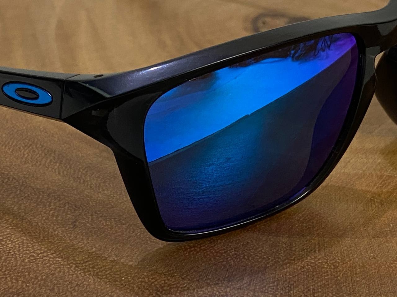 Oakley Sunglasses Sylas Black FRAME ONLY OO9448-2457 Blue Icons 57 17 142 mm
