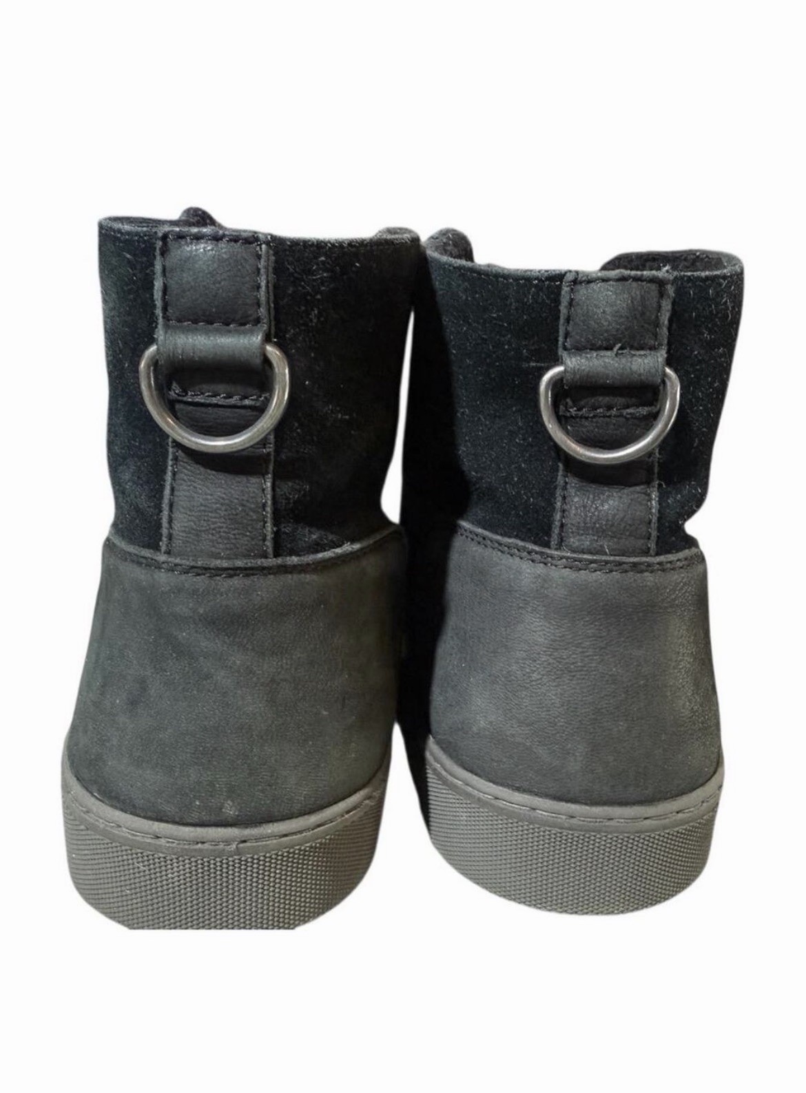 ALL SAINTS SHEARLING LINED HI TOP SNEAKER BOOT MEN SIZE 43 US 10