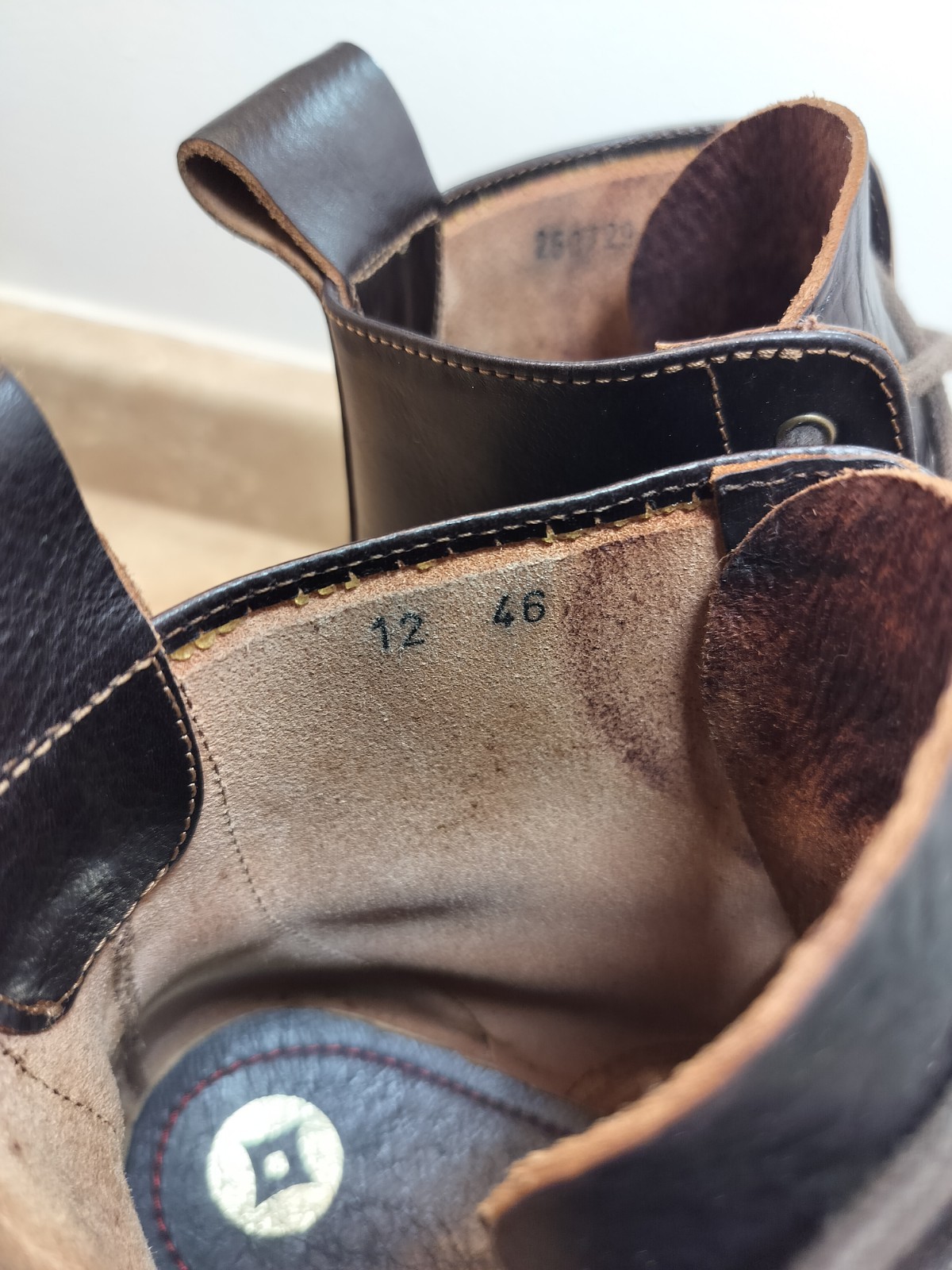 Gaucho Ninja Goodyear Welted Barefoot Chukka Boots – Chocolate Brown Size 12 US