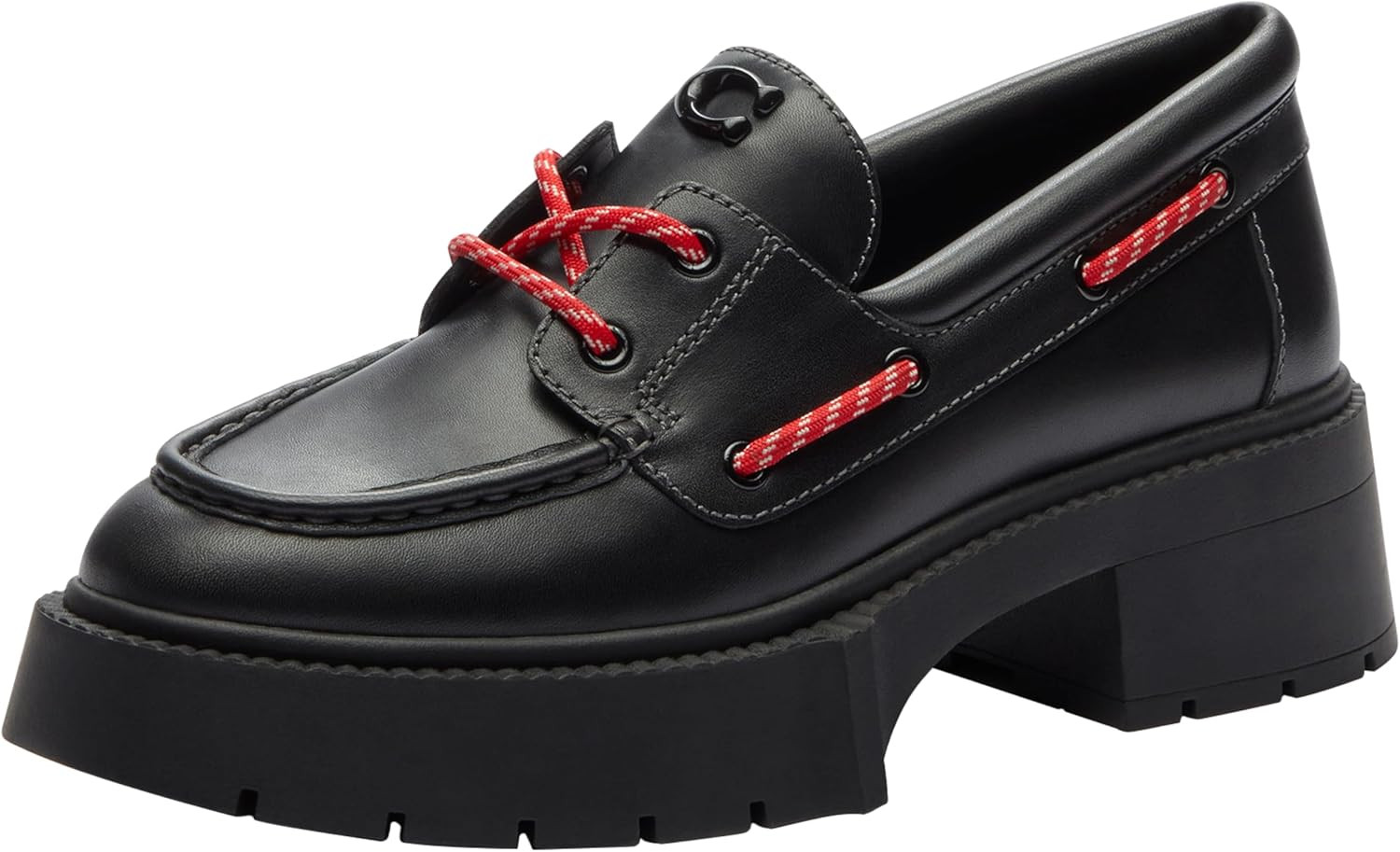 Coach Women’S Leah Lace-Up Platform Loafer
