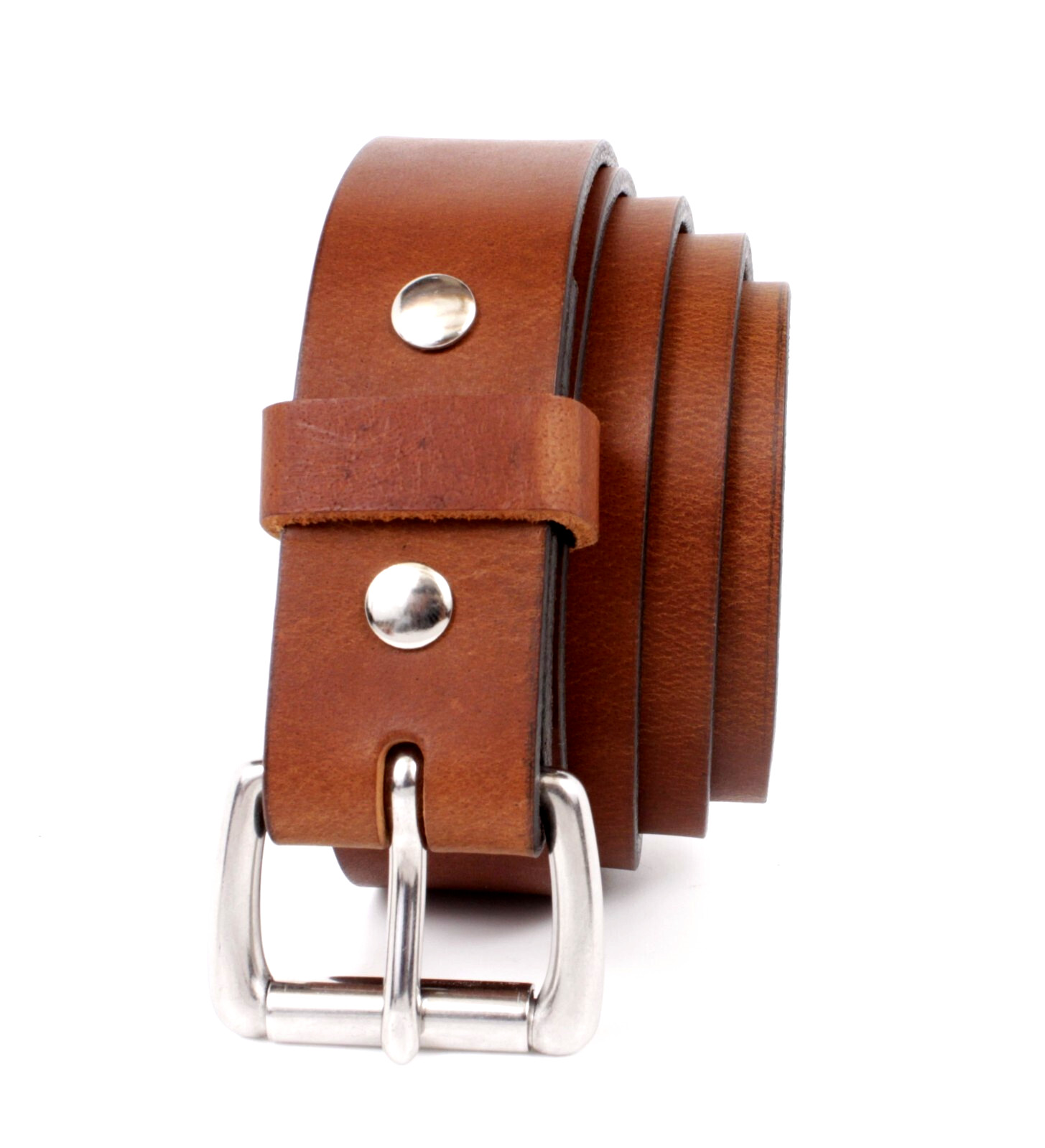 Men’s Genuine Buffalo leather Amish made USA Heavy Duty Work Belt 1 1/4″ Inches
