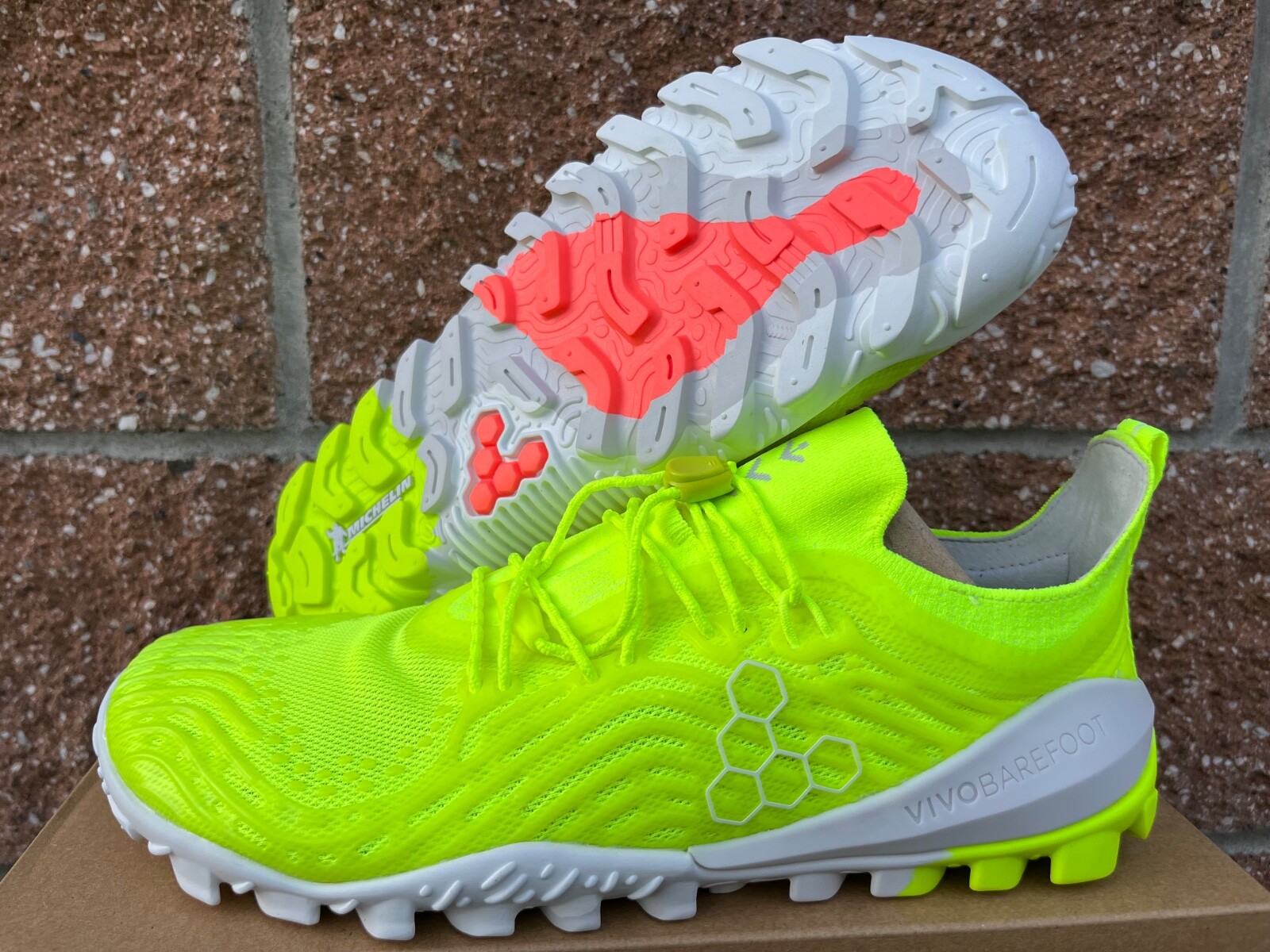 Vivobarefoot Hydra ESC Safety Yellow Neon Green Volt Minimalist Barefoot Shoes