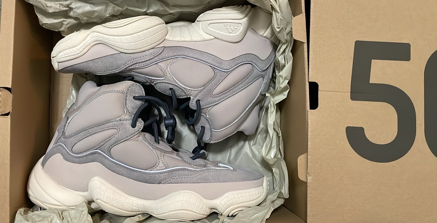 Size 8.5 – Yeezy 500 High Mist Stone