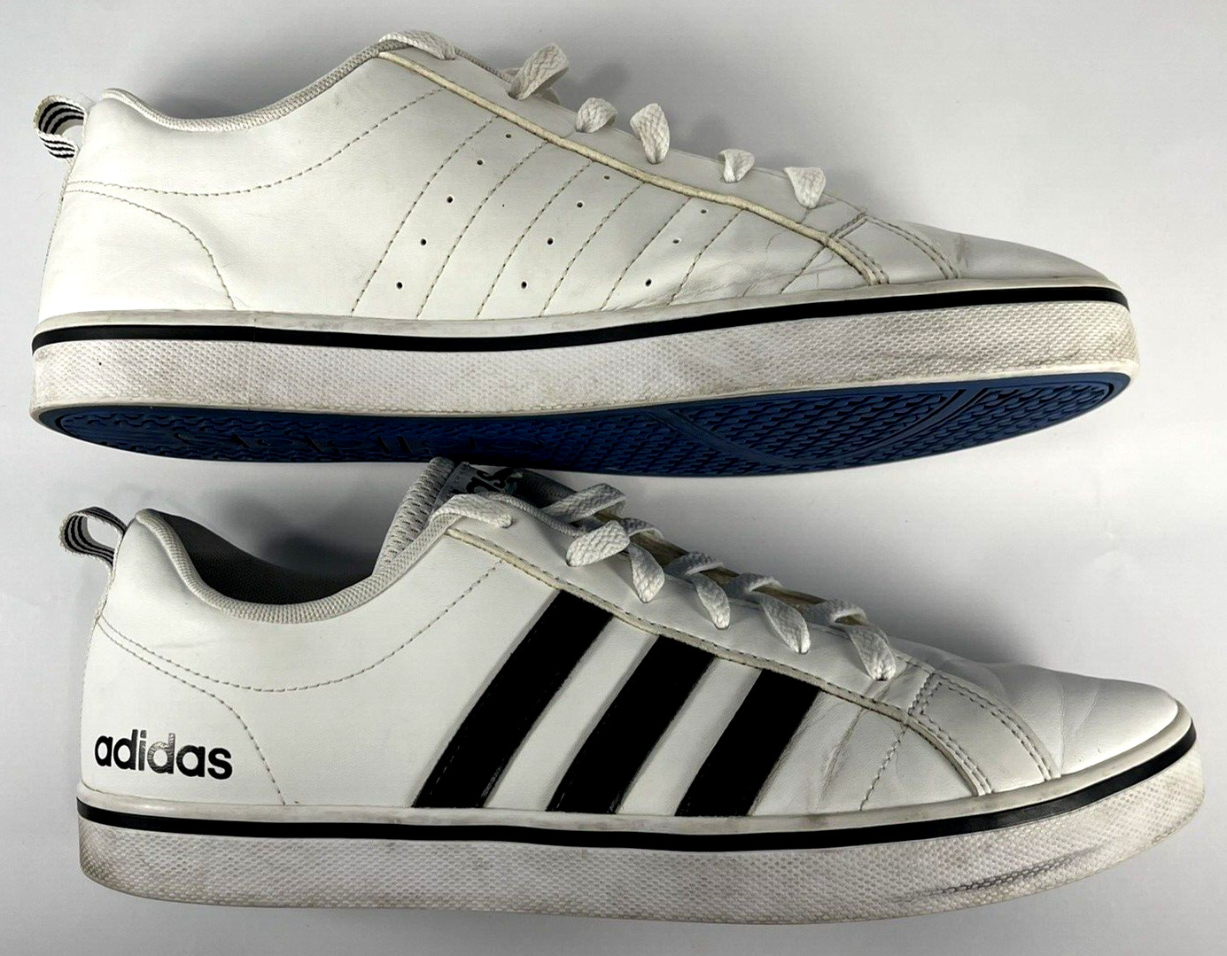 Adidas – Men’s VS Pace Sneakers Shoes AW4594 – 8-1/2 – White & Black – DoM 07/19