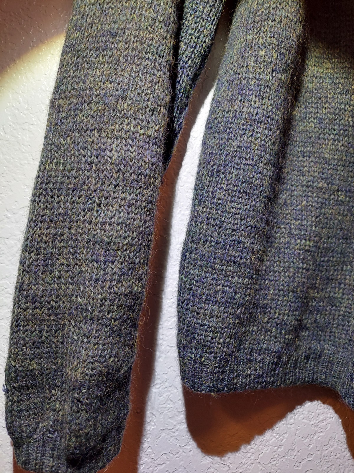 Vtg McGregor Kid Mohair Worsted Wool Cardigan Rockabilly Thrashed Cobain Grunge