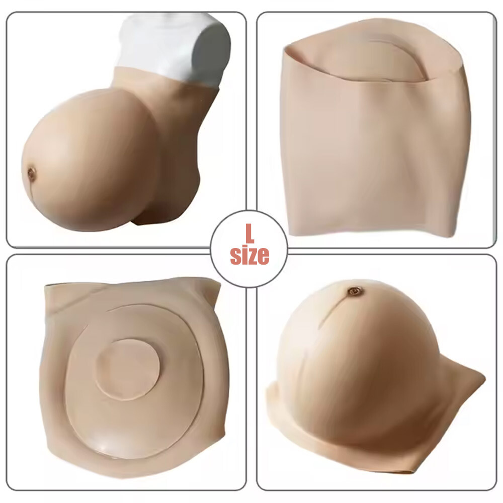 Inflatable Style Silicone Fake Pregnant Belly Pregnancy For Crossdresser