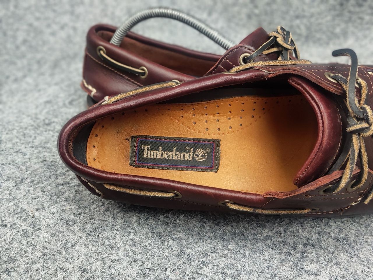 Timberland Classic 2-Eye Boat Leathe Shoes mens topsiders in brown Vintage Style