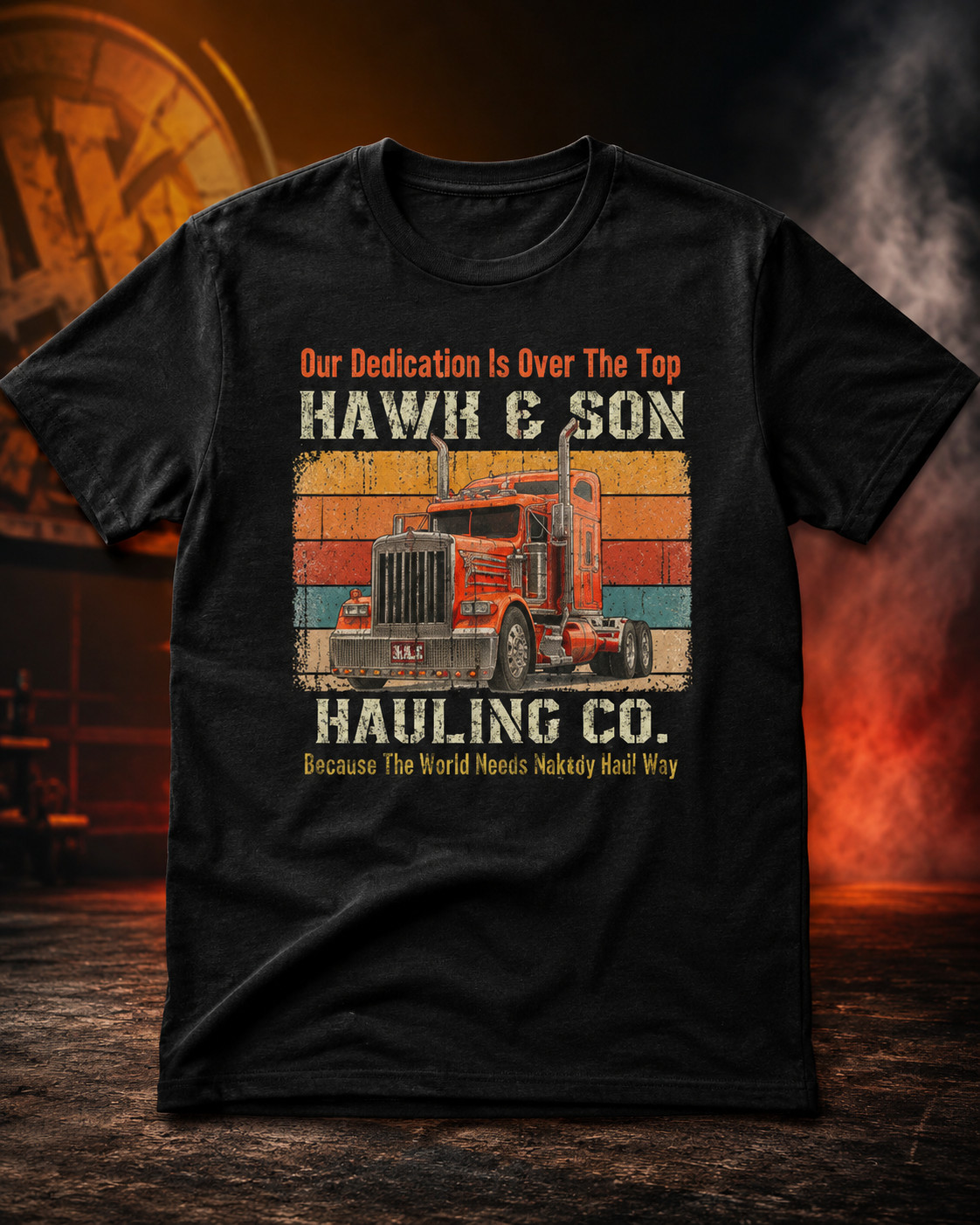 Hawk and Son Hauling Company Big Rig Pride T-Shirt