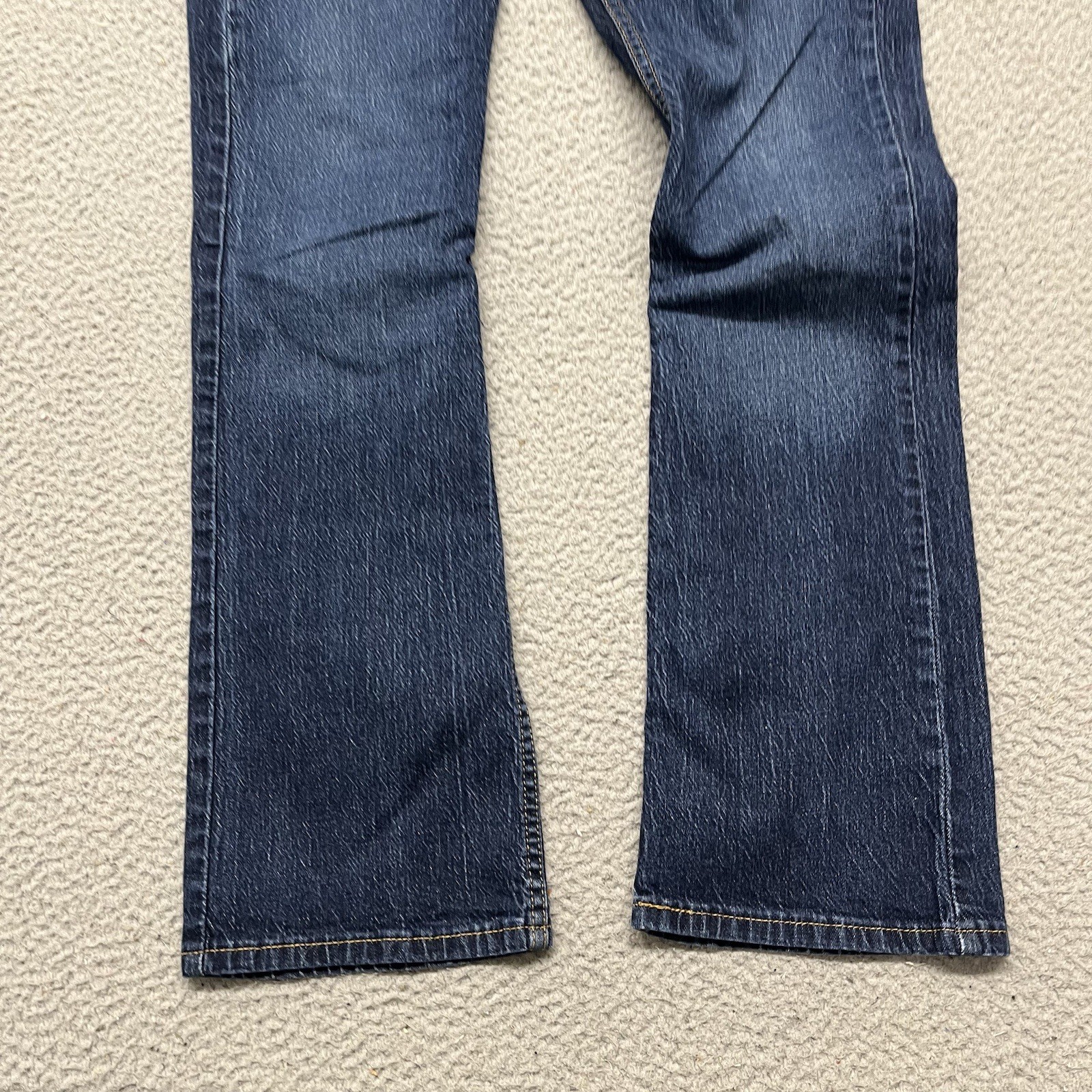 Levis 527 Jeans Mens 30×32(30) Blue Dark Wash Mid Rise Denim Boot Cut Classic