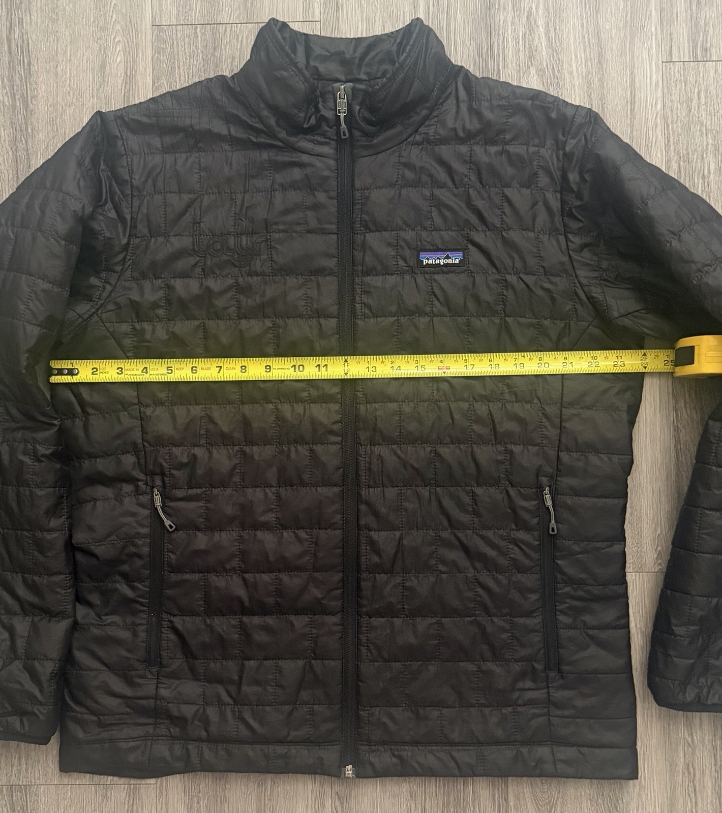 Patagonia Nano Puff Jacket Mens Large (Womens XL) Black Puffer Jacket Coat