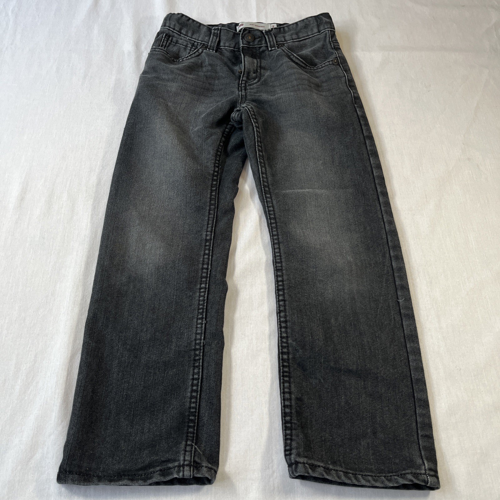 Levi’s Kids Performance 514 Straight jeans Faded Black Size 7 Reg