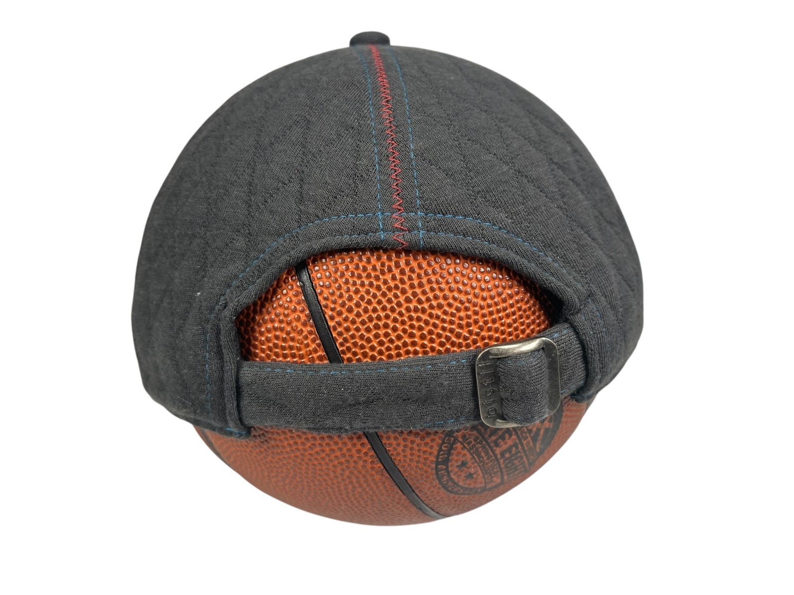 PISTIL Gray/Blue QUILTED x SHORT-BILL HAT Outdoor Hike Baseball Cadet Gym Summer
