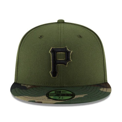 New era Pittsburgh Pirates 5950 Alt 3 Fitted Hat Kids Youth Camouflage Boys Cap