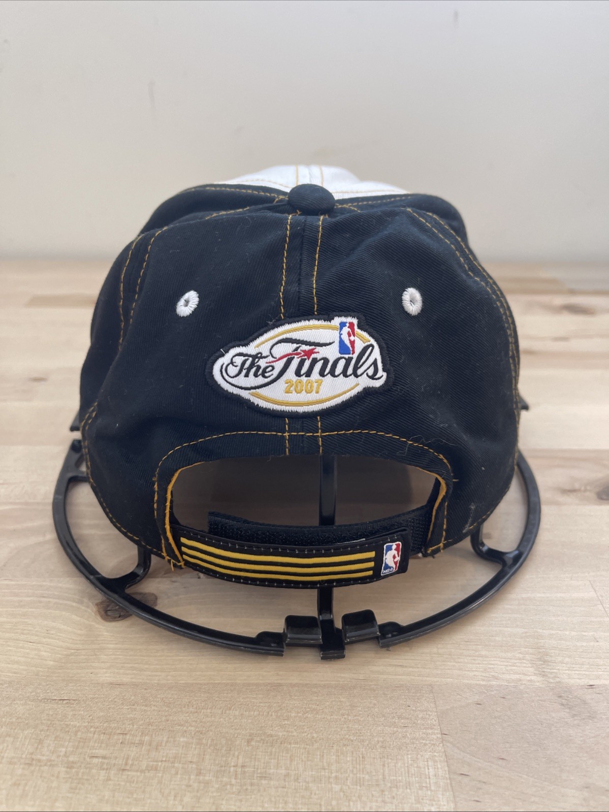 2007 NBA Finals Spurs vs. Cavaliers Adidas Adjustable Hat LeBron James 1st Final