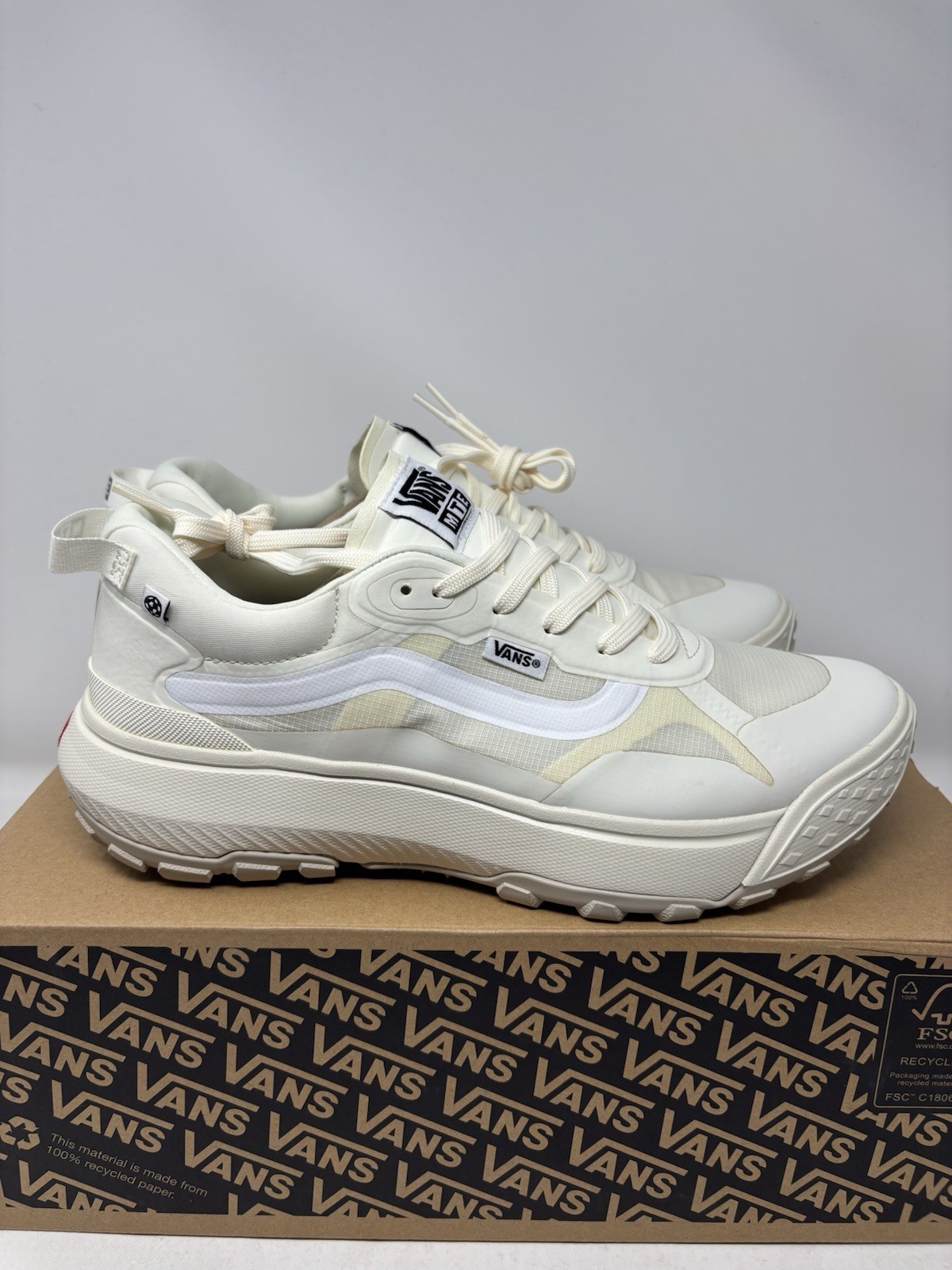 Vans Mte Crosspath Marshmallow White Sneaker VN0000CVUFS8 Men’s Size