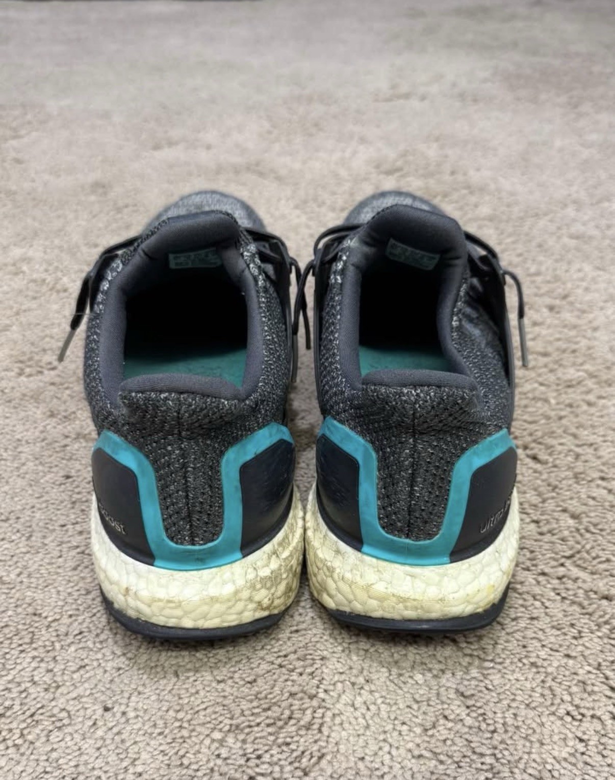 adidas UltraBoost 2.0 Shock Mint Primeknit Lace-Up Low Top Men’s AQ5931