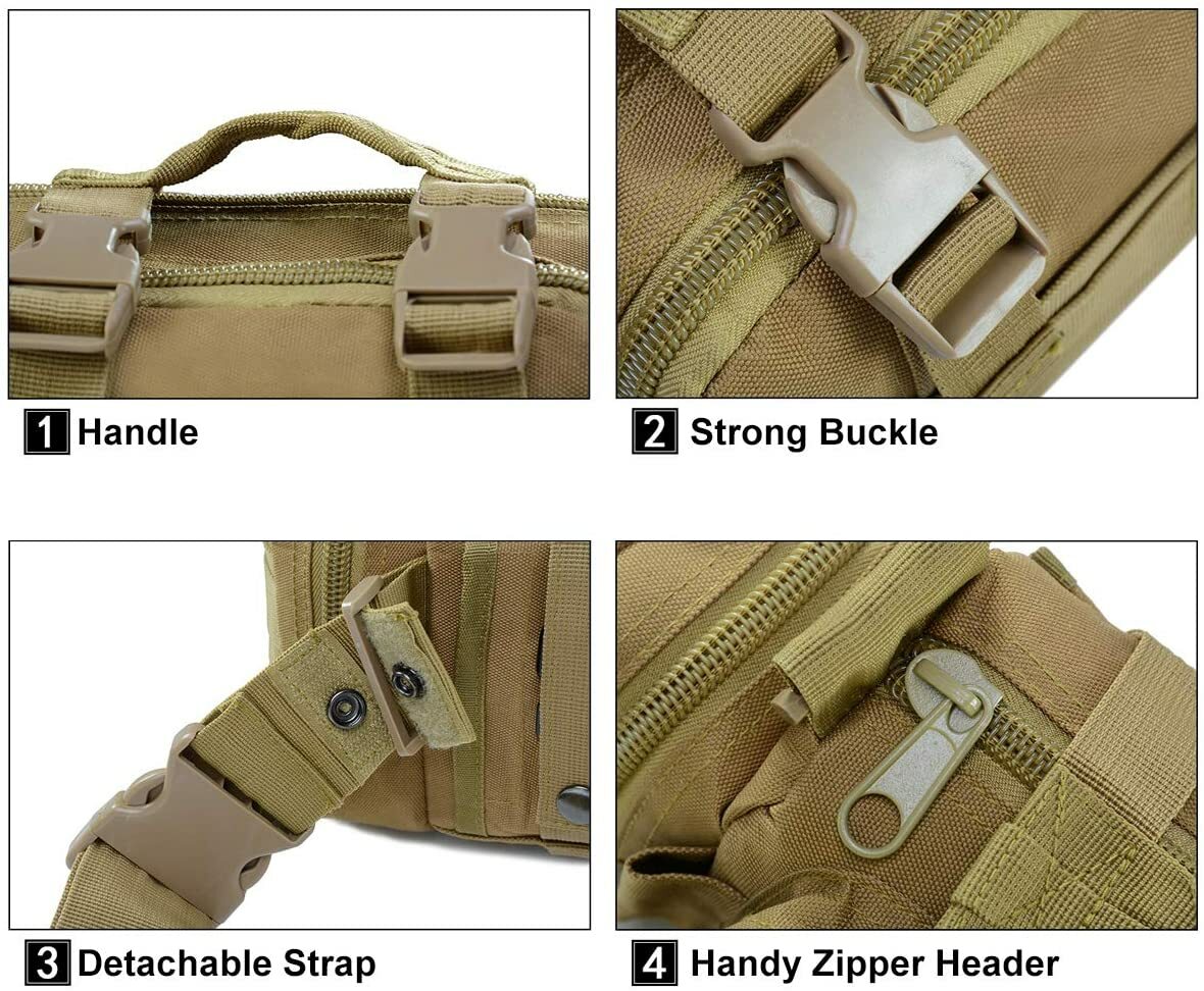 Tactical Waist Pack Molle Pouch Deployment Bag Utility Outdoor Camping Hiking