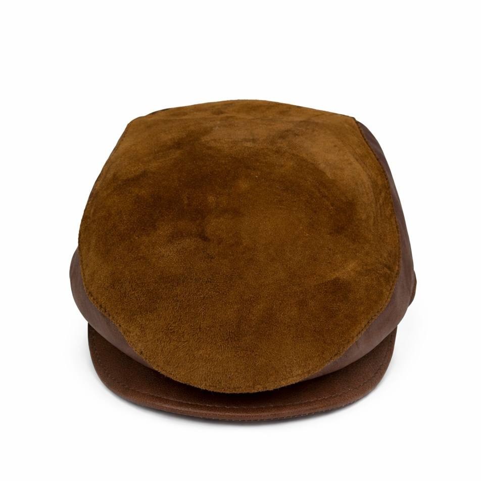 Men’s Gatsby Leather Flat Cap Newsboy Driving Hat Vintage Hat
