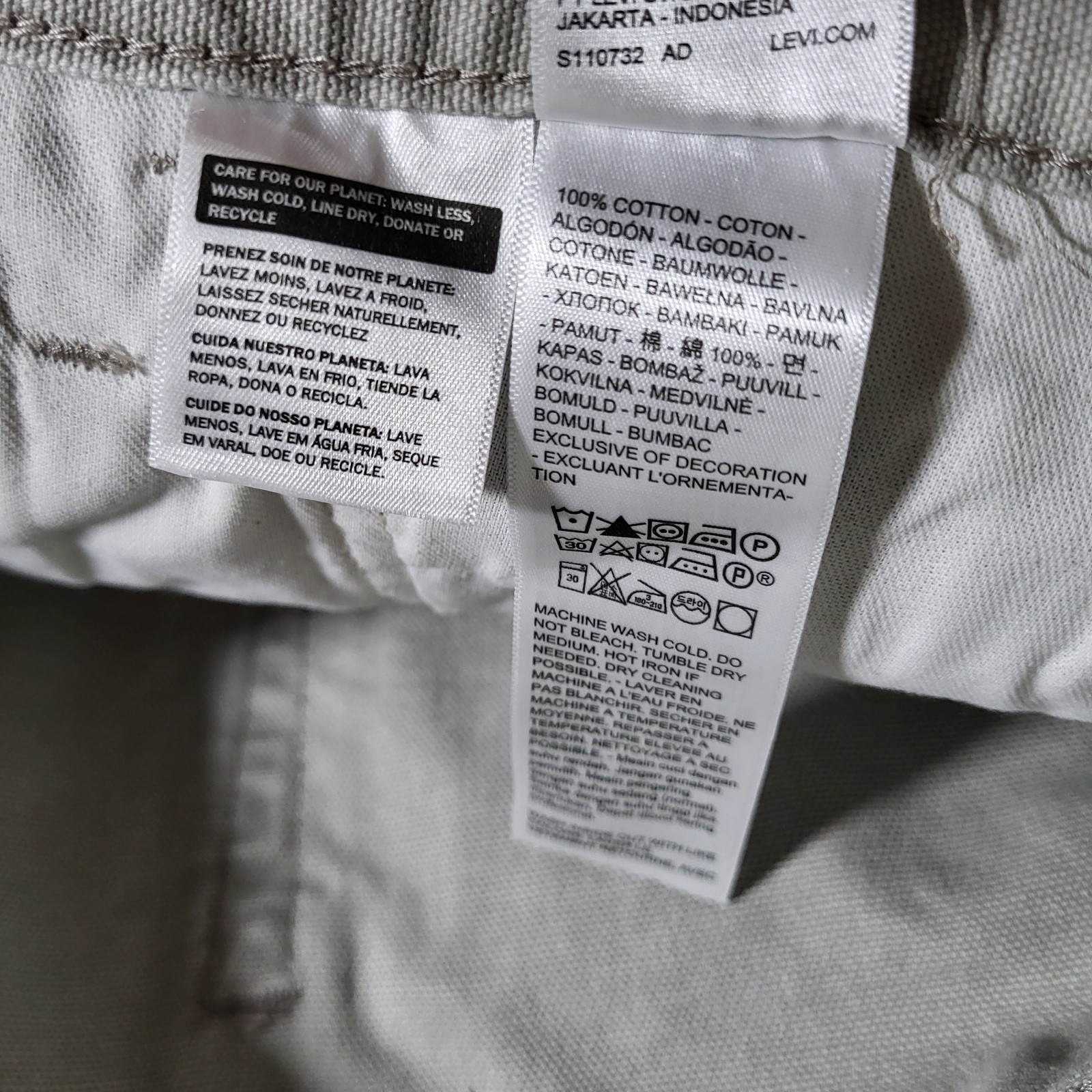 Levis 568 Double Knee Jeans 32×32 Carpenter Utility Loose Straight Men’s Gray
