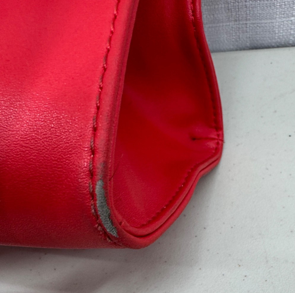 Medium Red authentic Telfar Bag. Used Condition.