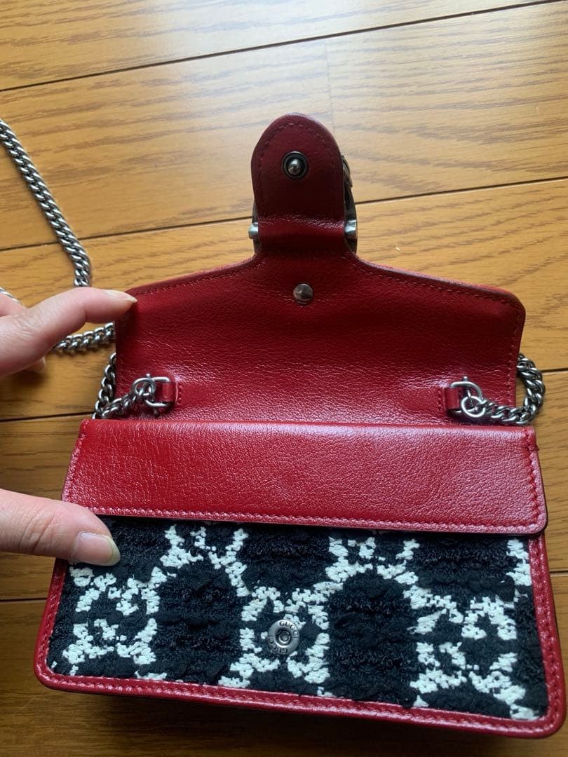 Gucci Dionysus tweed shoulder bag Gift Present 0611b