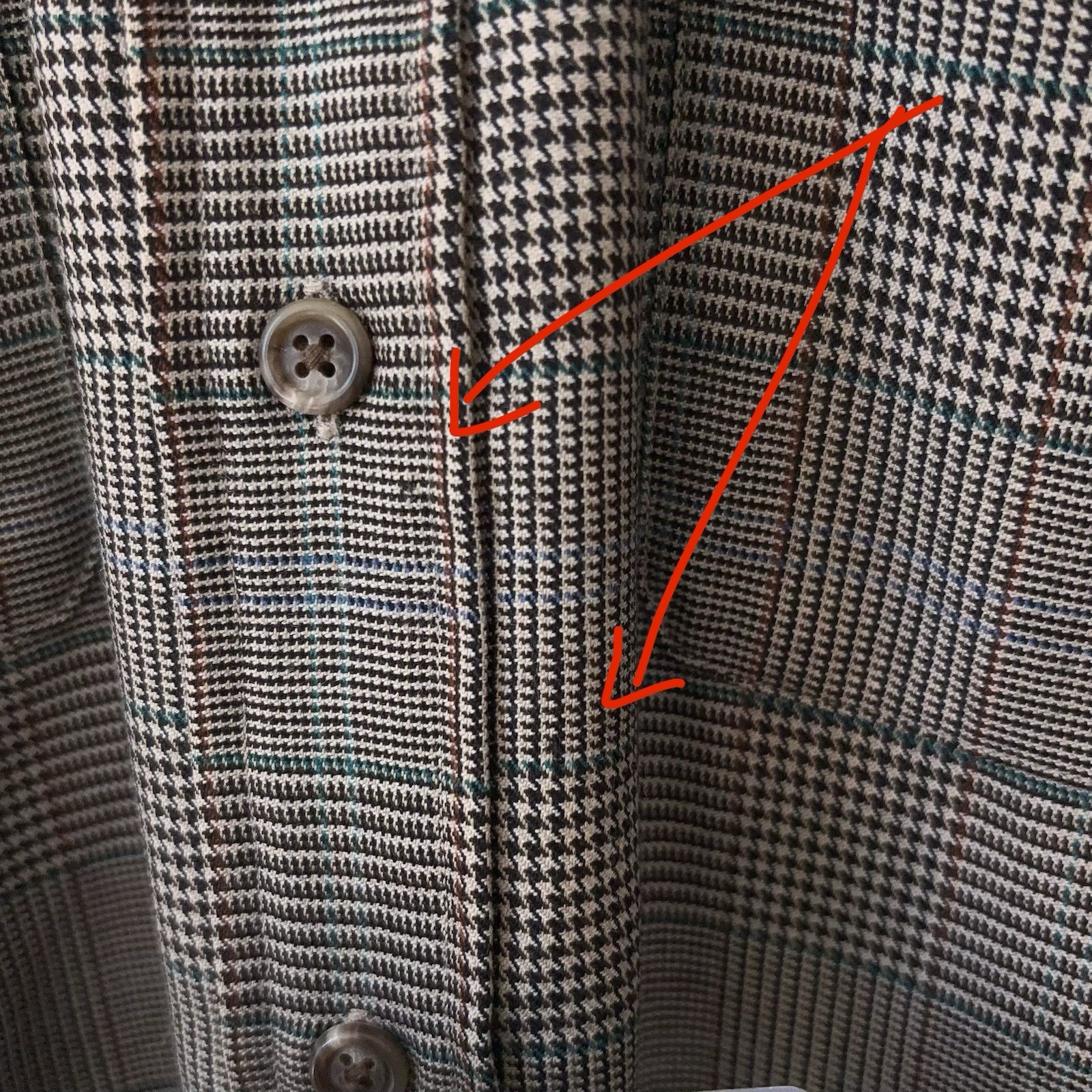 Vintage Polo Ralph Lauren 100% Wool Utility Shirt Men’s M Houndstooth MiUSA