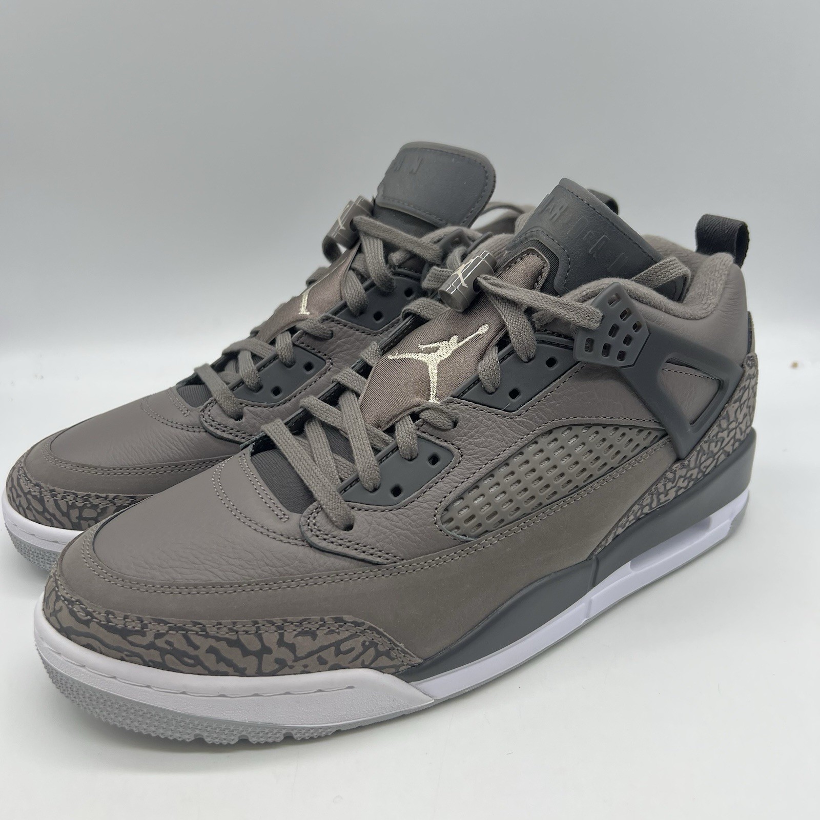 Air Jordan Spizike Low ‘Cave Stone’ Gray Sneakers Size 12 NEW FQ1759-201