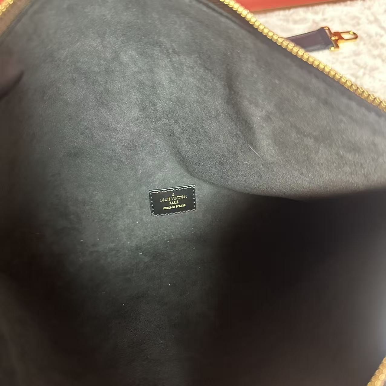 Auth Louis Vuitton Trunk Clutch Monogram Canvas Gold Hardware Crossbody Bag