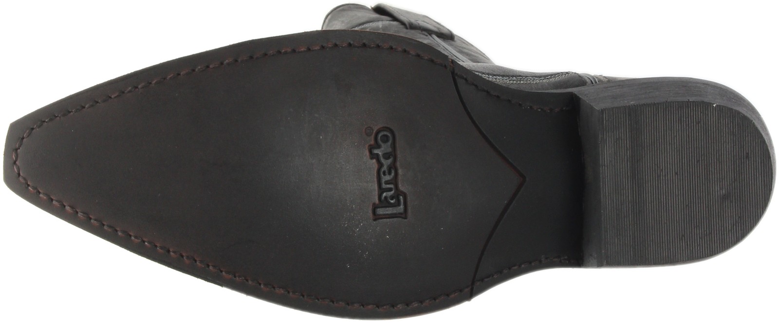 Laredo Garrett Distressed Snip Toe Pull On Cowboy Mens Black Casual Boots 68407