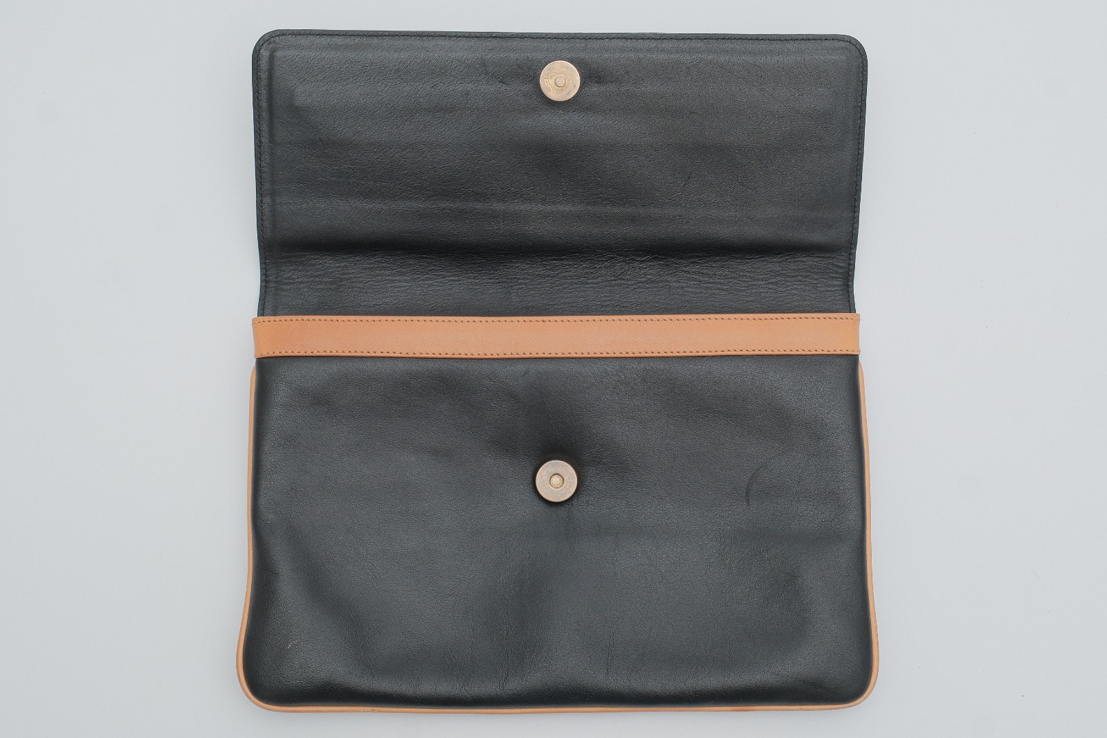 CELINE Clutch Hand bag Purse Horse Carriage Black