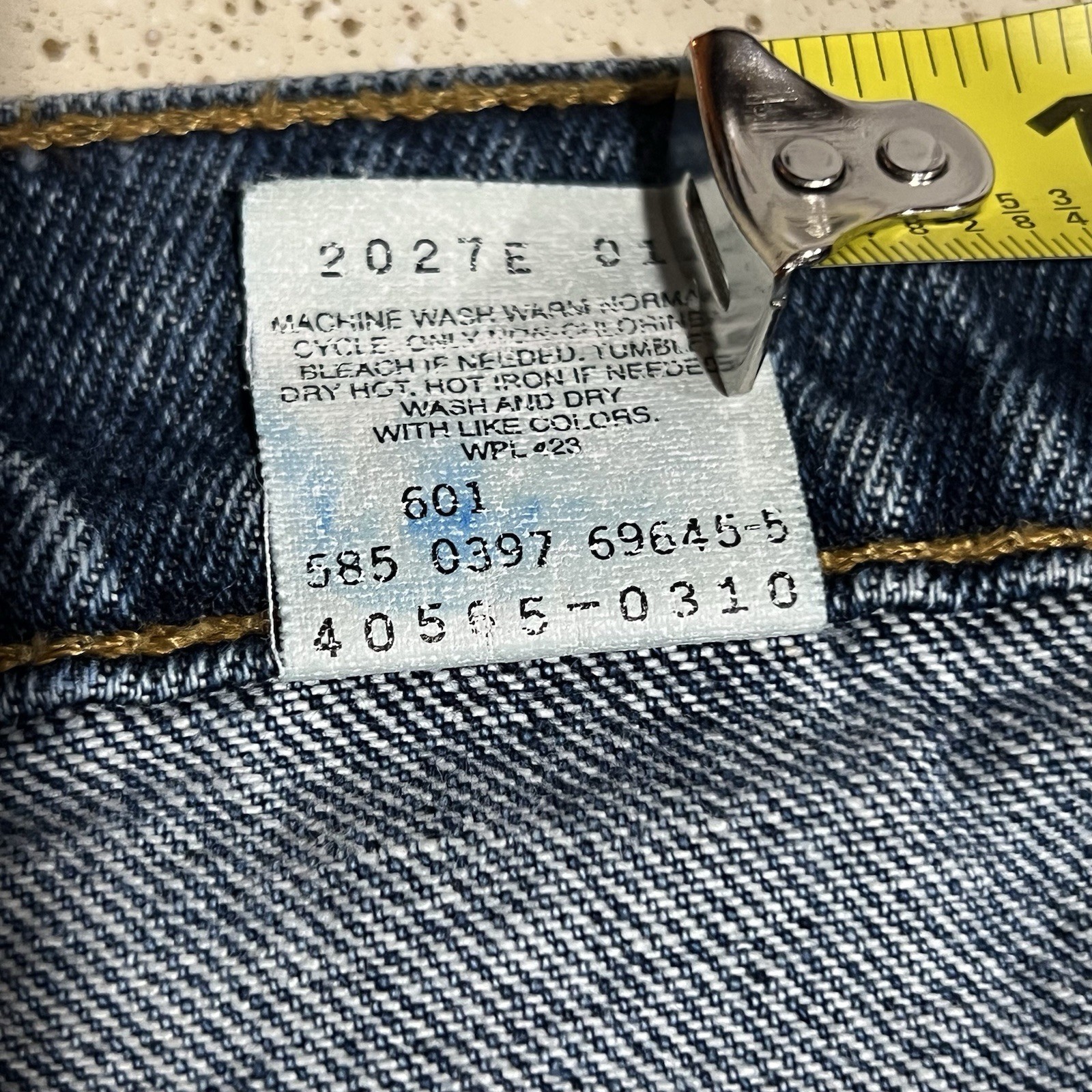 VTG Levi’s 565 Orange Tab Loose Wide Leg (30×30) Made In USA Medium Blue Jeans