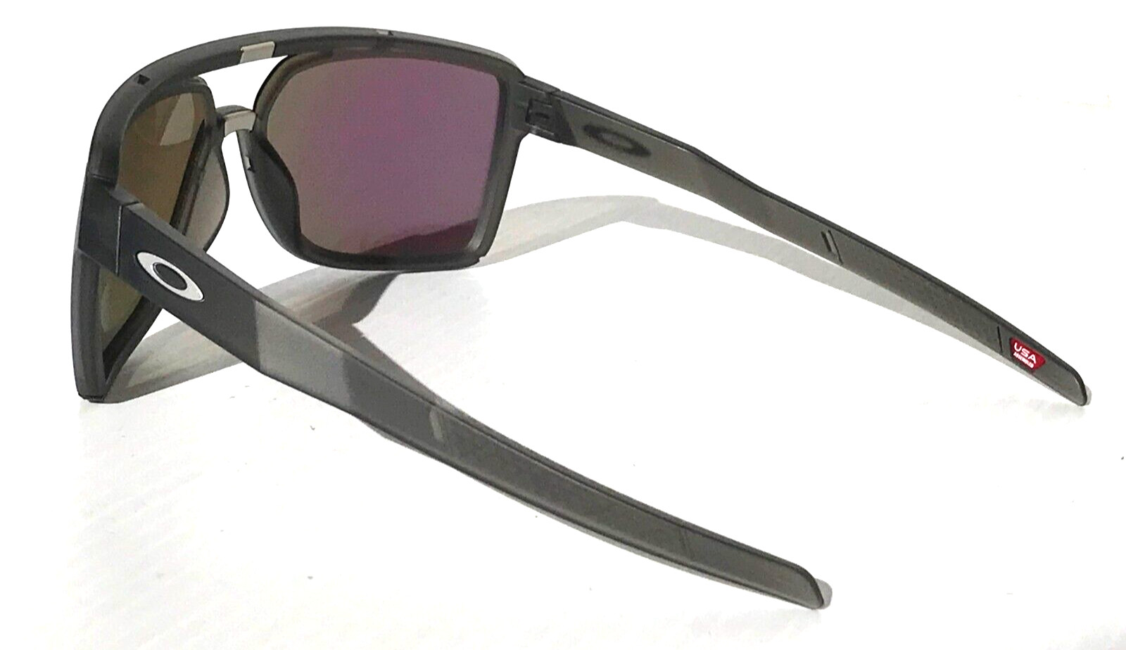 NEW Oakley CASTEL Matte Smoke Grey POLARIZED GALAXY Blue Lens Sunglass 9147