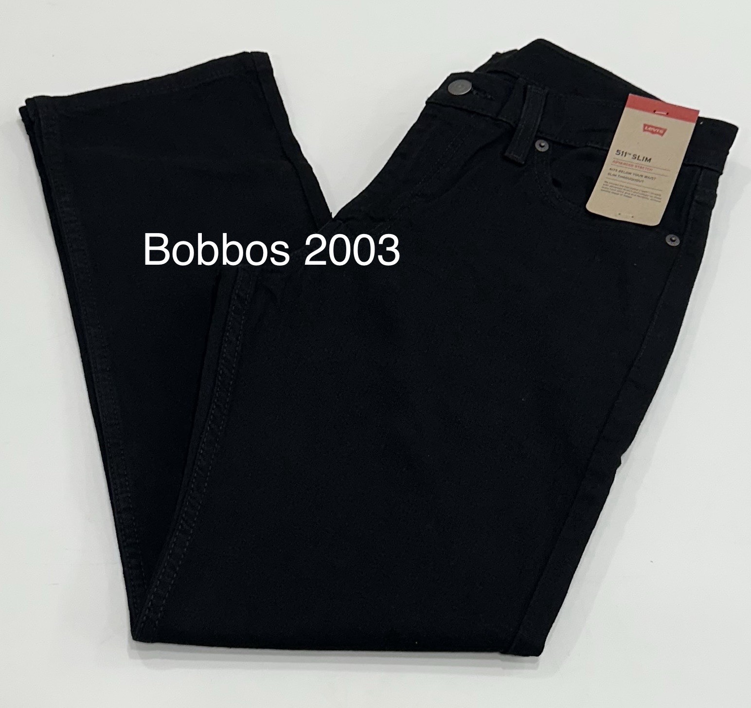 Levi’s 511 Men’s Slim Fit Stretch Sits Below Waist Jeans, Black, Size 30X30