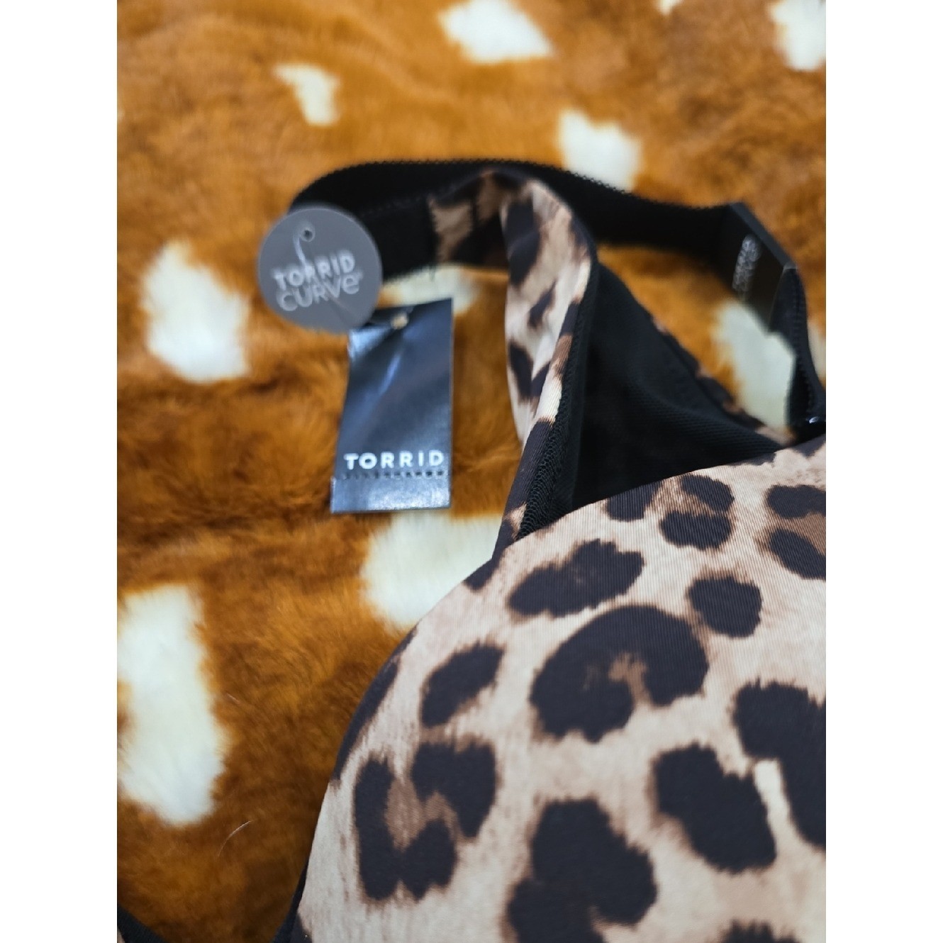 Leopard Print Torrid Wire Free Push Up Nwt 42b