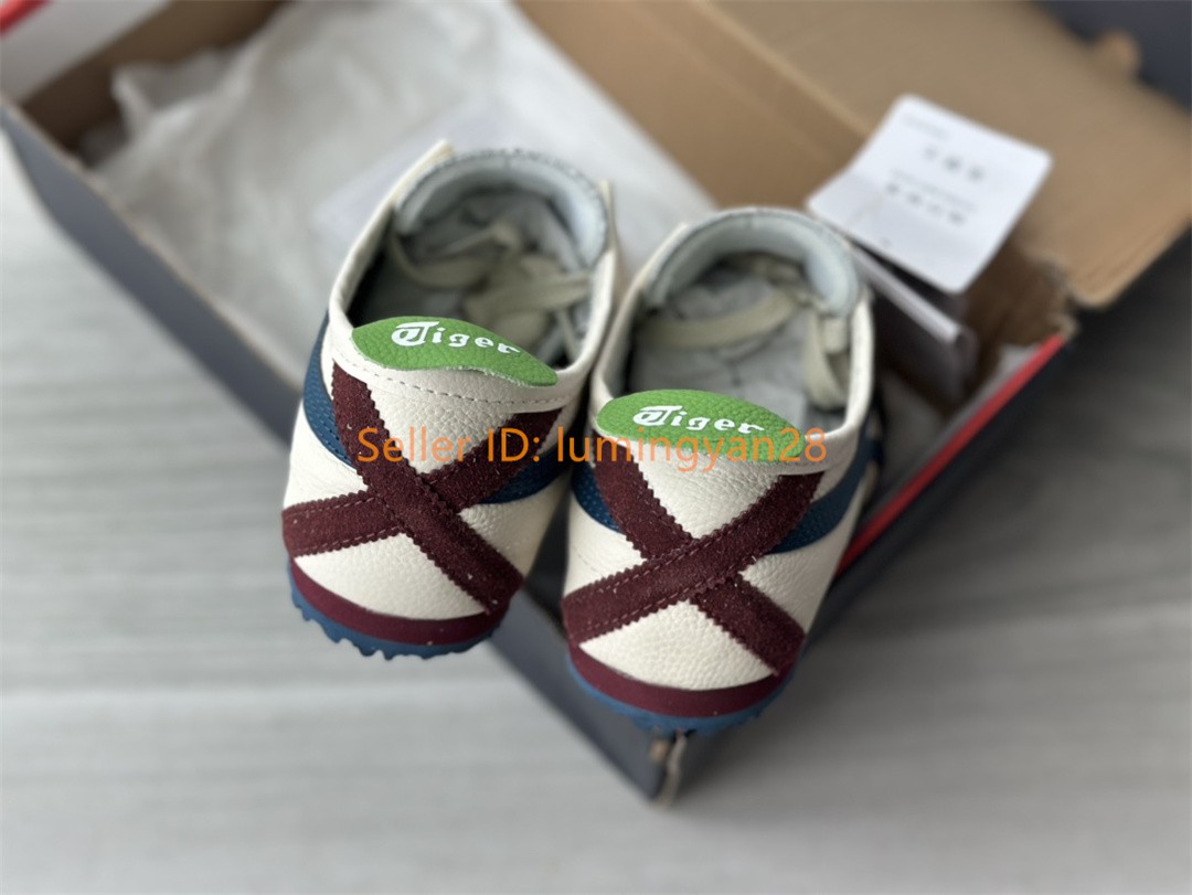2026 NEW! Onitsuka Tiger MEXICO 66 1183A201-115 White Blue Green for Mens Womens
