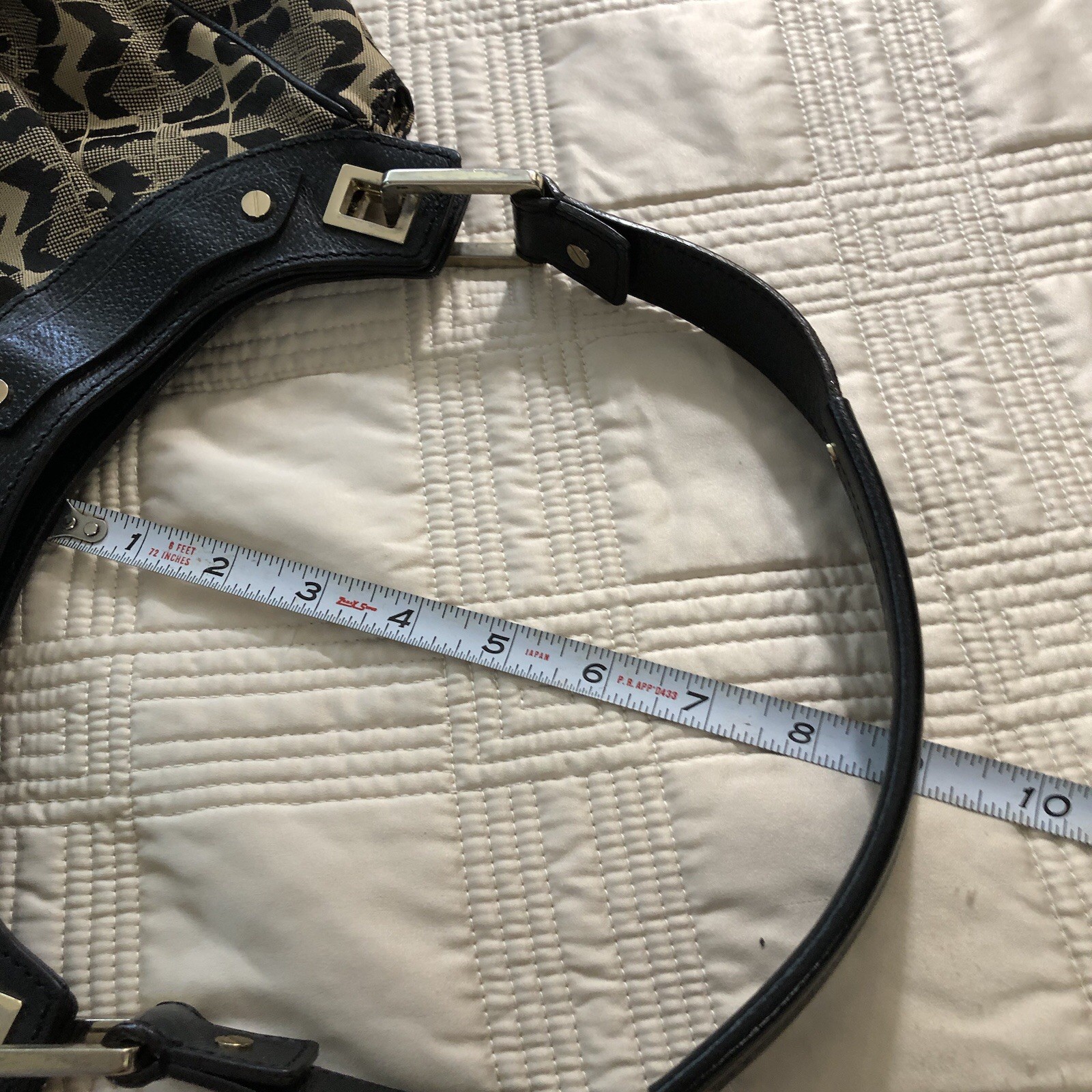 l.a.m.b. Handbag Brown And Black Pattern