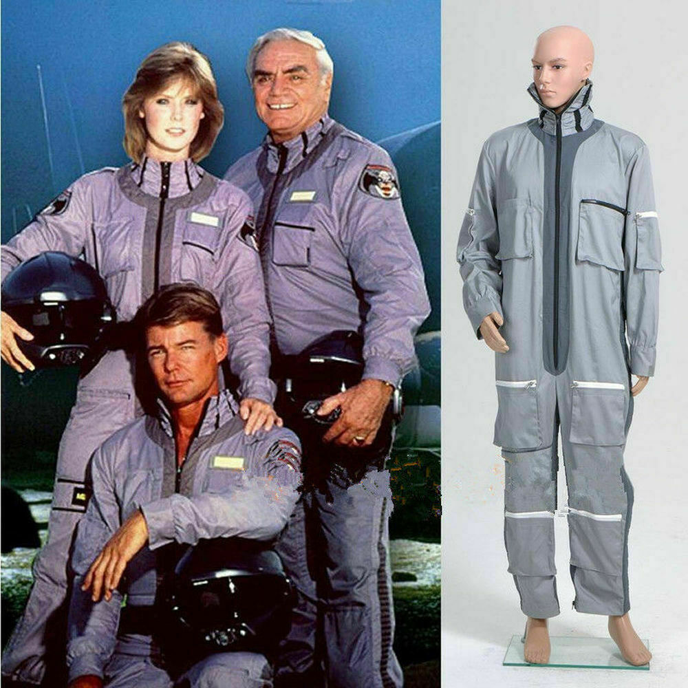 Airwolf Flightsuit Jumpsuit Costume Uniform Flight Suit Tailored&