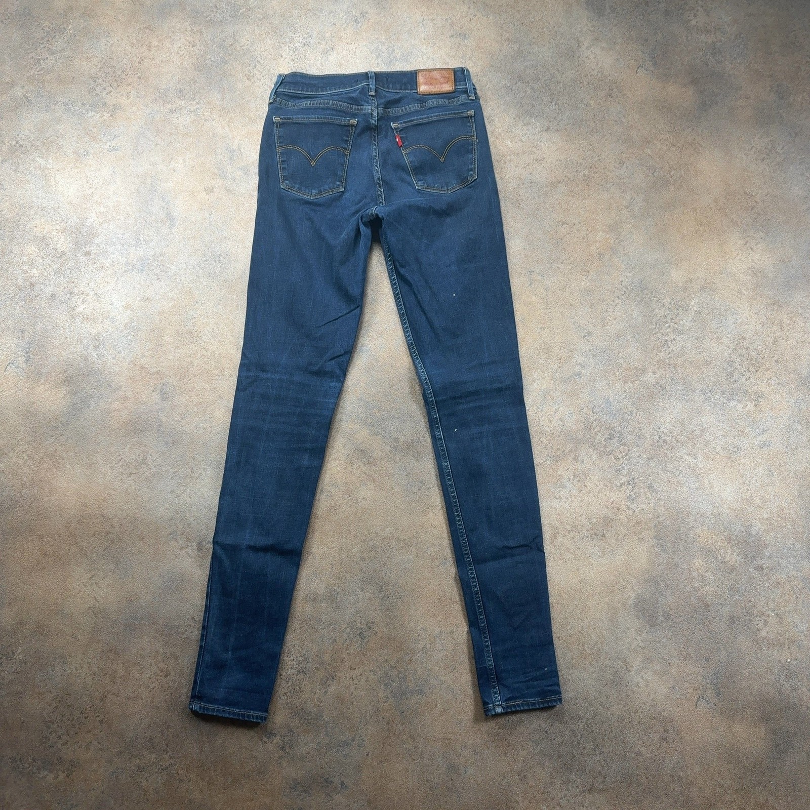LEVI’S 710 Jeans Blue Womens (28 Inch Waist) (31 Inch Leg) Super Skinny Fit