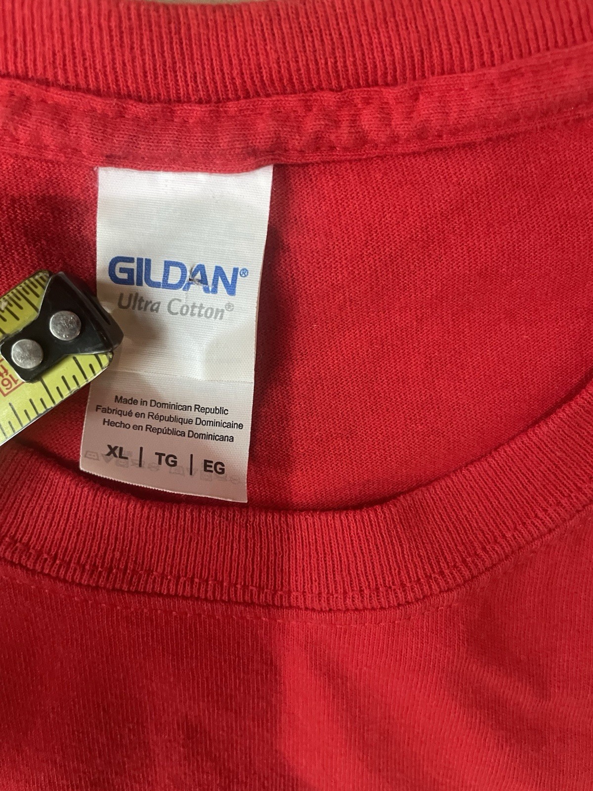 Gildan Men’s Tshirt XL Red “Until They All Come Home Red Friday” Blue Stars Flag