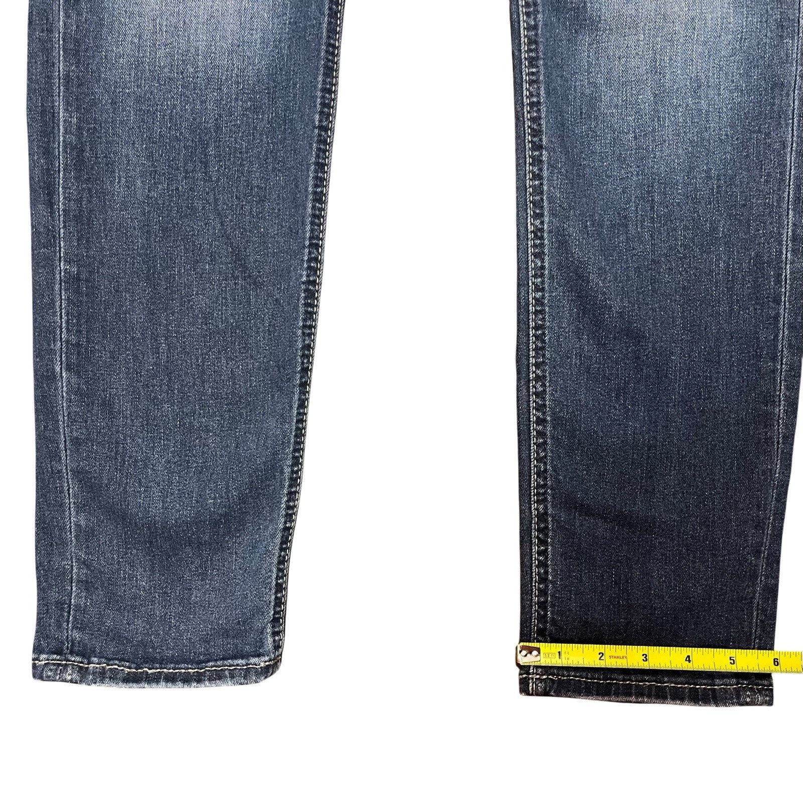 Silver Jeans Co. Women’s Mid Rise Skinny Dark Wash Denim Boyfriend Jeans Size 28