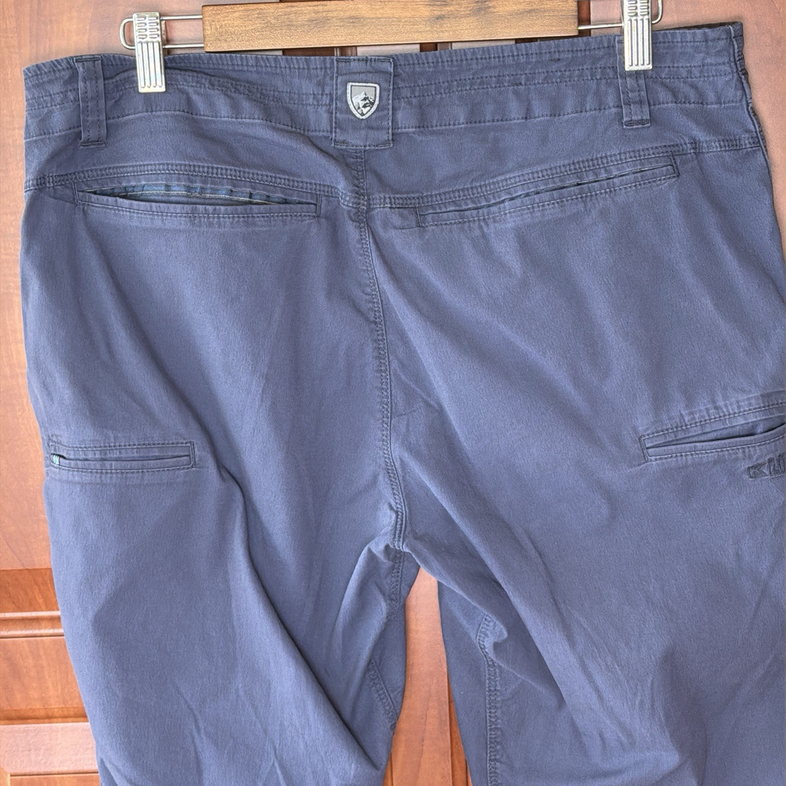 Kuhl Resistor Lite Chino Pants Men’s 34×32 Blue Comfort Stretch Actual 35×31