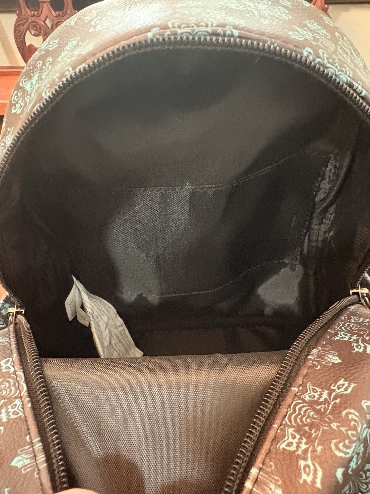 Loungefly Disney Haunted Mansion wallpaper Mini Backpack