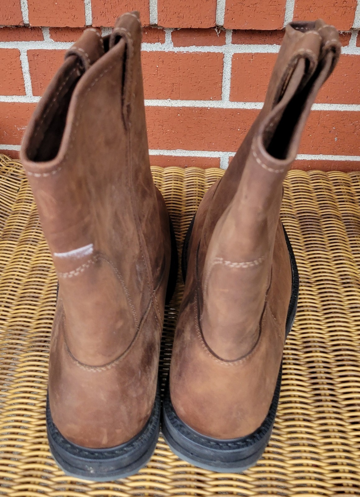 Wolverine Wellington W04727 Men’s Brown Leather Work Western Boots – Size 11. 5
